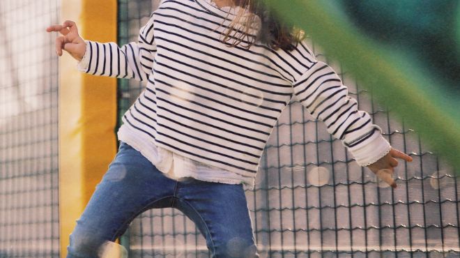 元気に遊ぶ娘の姿を思い浮かべる